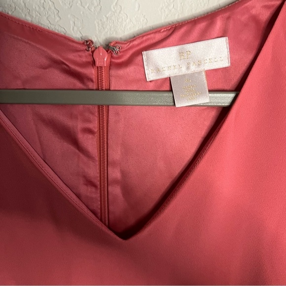 Women’s new Rachel Parcell flounce sleeve side slit pink jumpsuit size XL - Picture 10 of 10